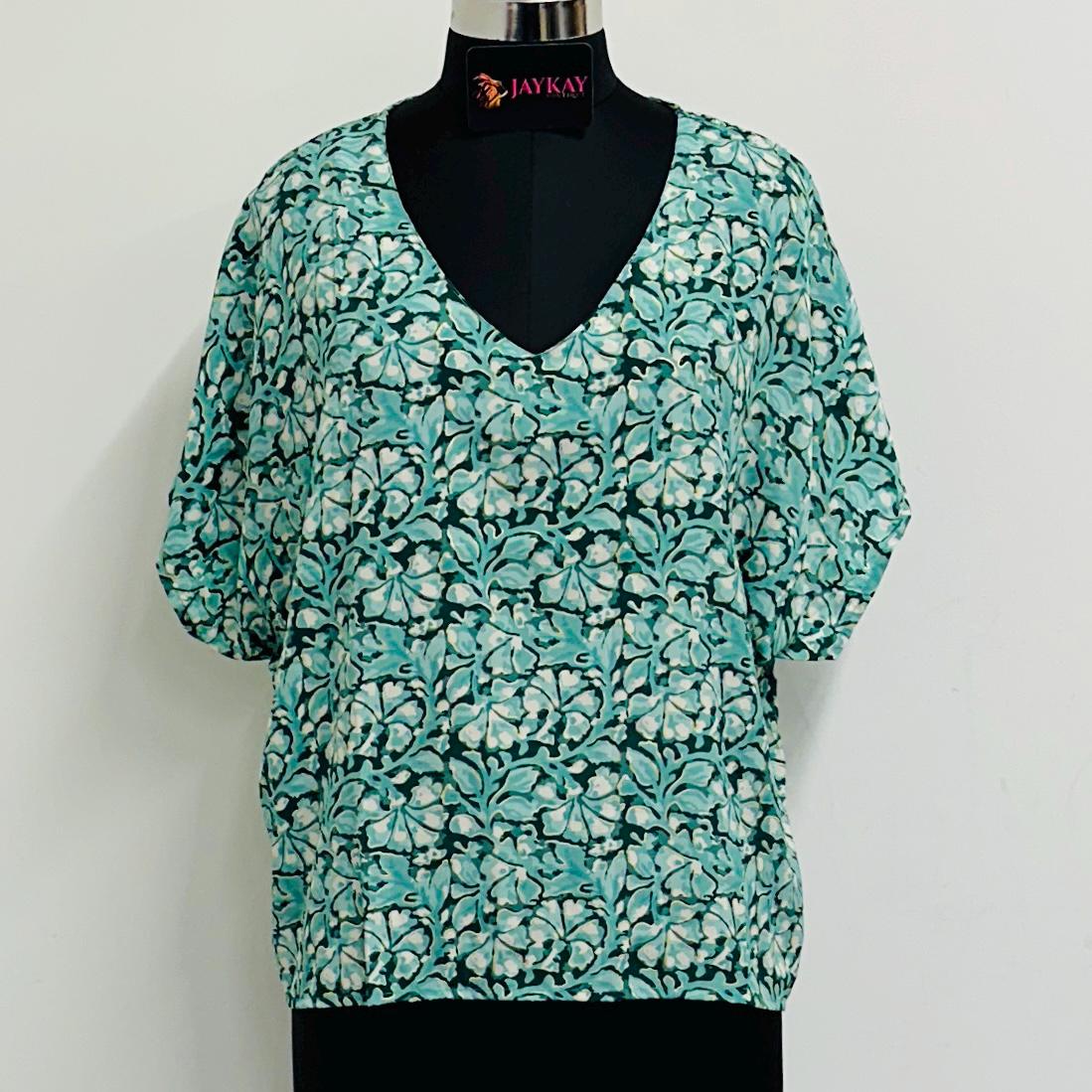 Loose Silk V Neck Top | Elegant Silk Blouse | Short Sleeve Silk Top | High Quality Womens Silk Clothing | Silk Short Sleeve Top |