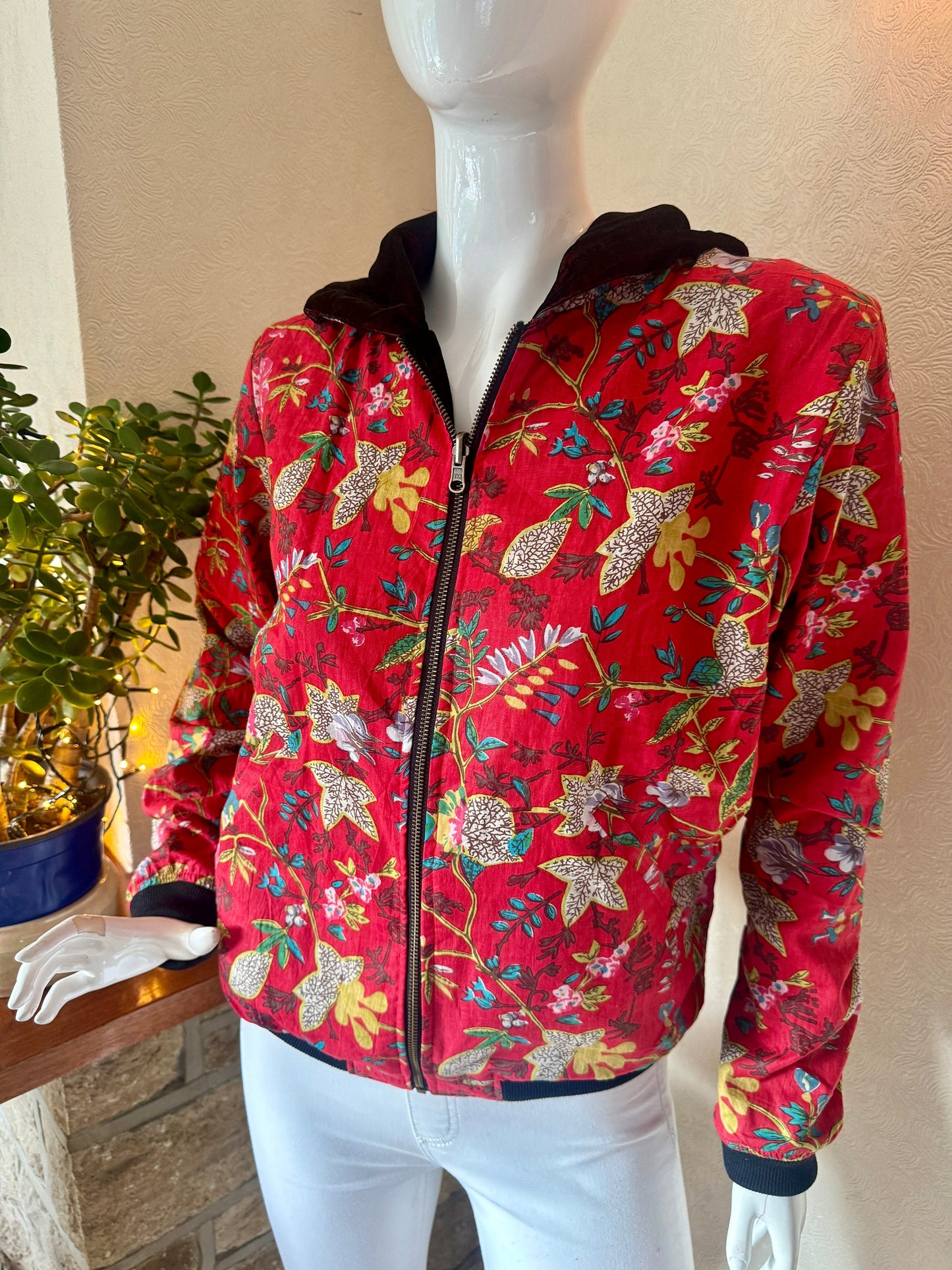 Reversible Hoody Velvet Cotton - JayKayBoutiqueOnline