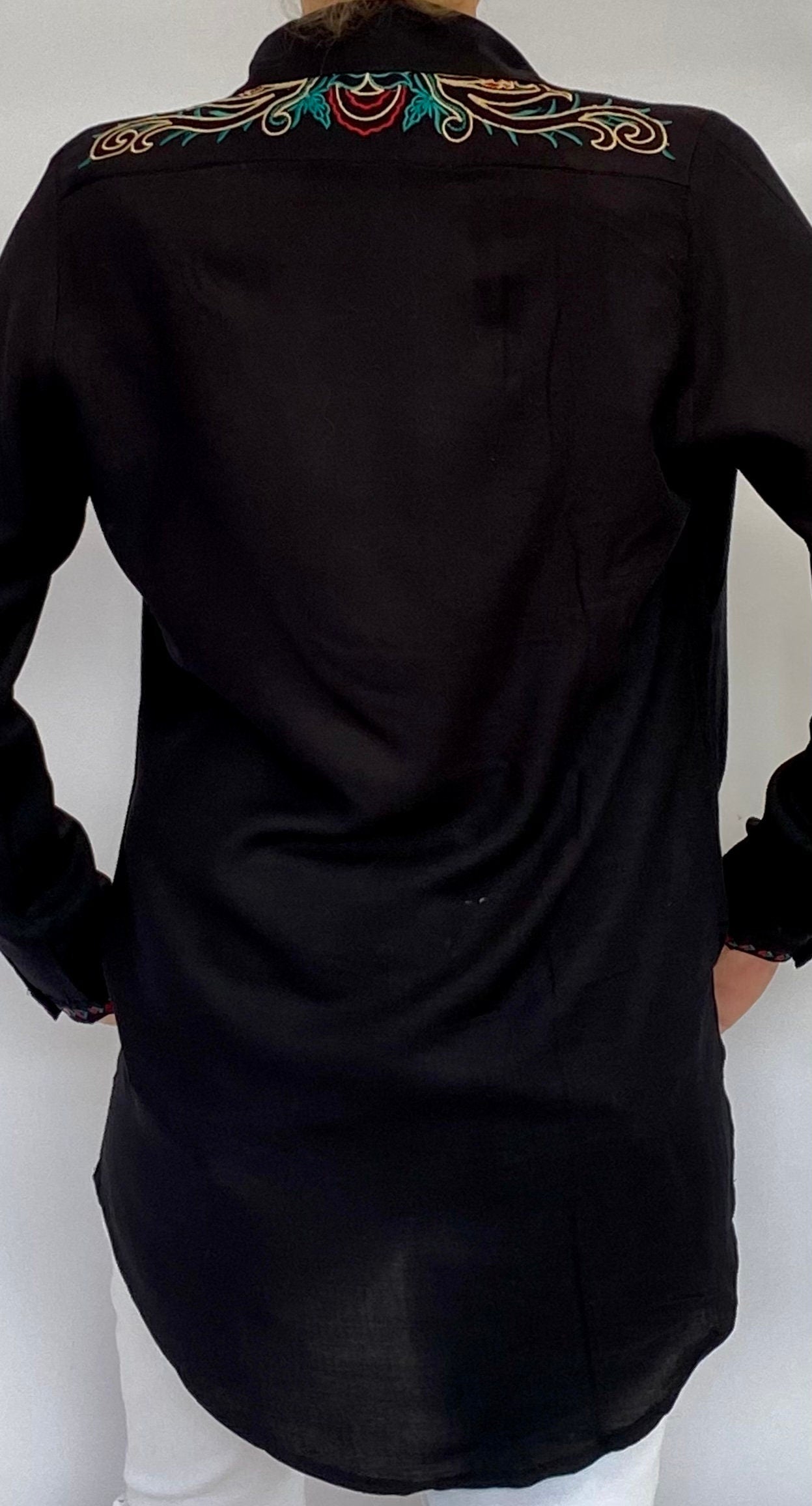 Western Shirt Embroidered - JayKayBoutiqueOnline
