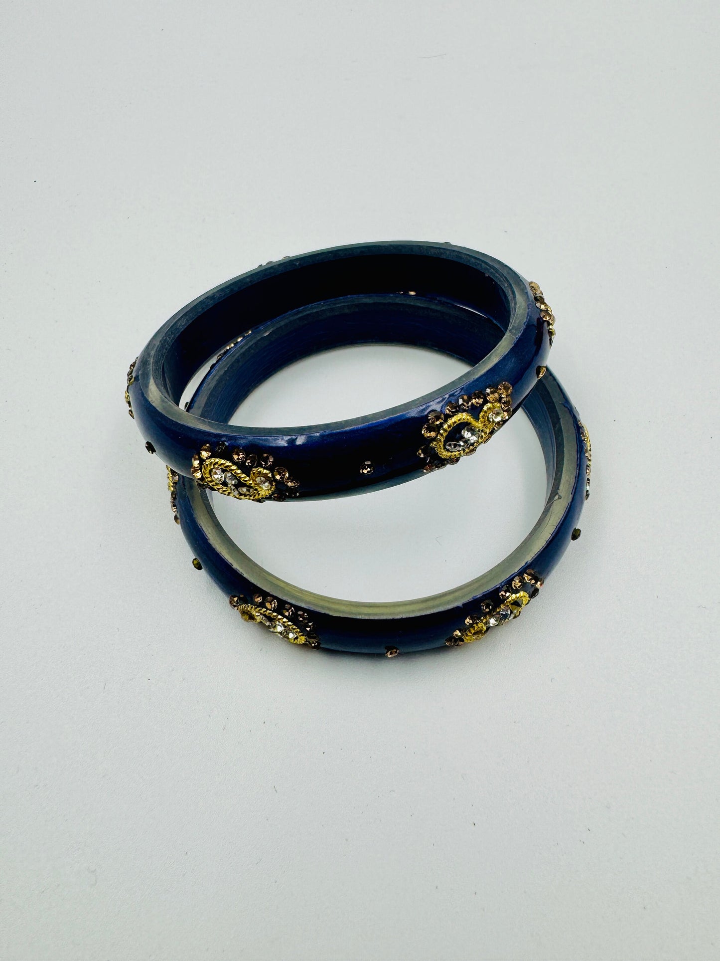 Stylish Acrylic Indian Bangle Set of 2 - JayKayBoutiqueOnline