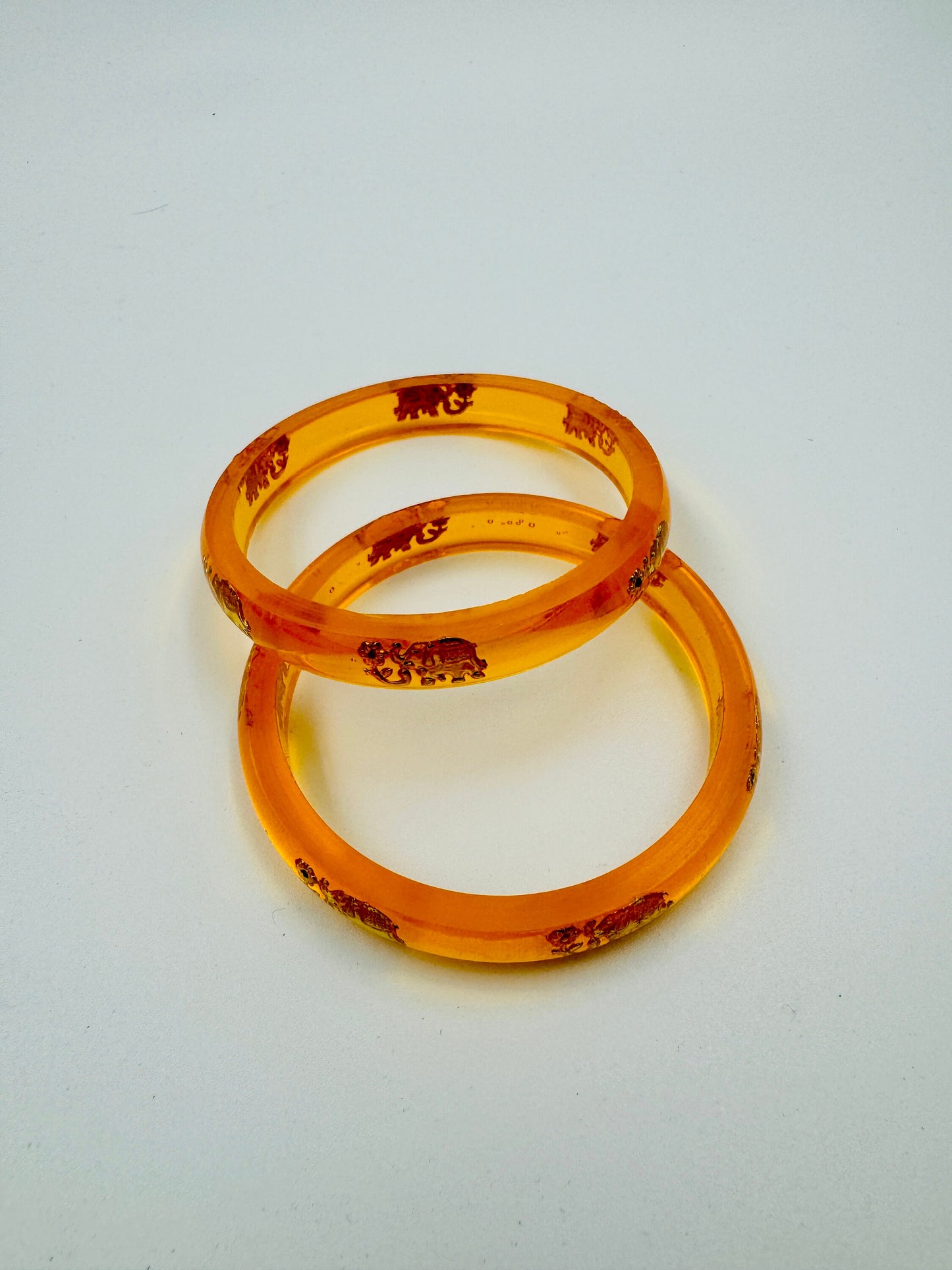 Stylish Acrylic Indian Bangle Set of 2 - JayKayBoutiqueOnline