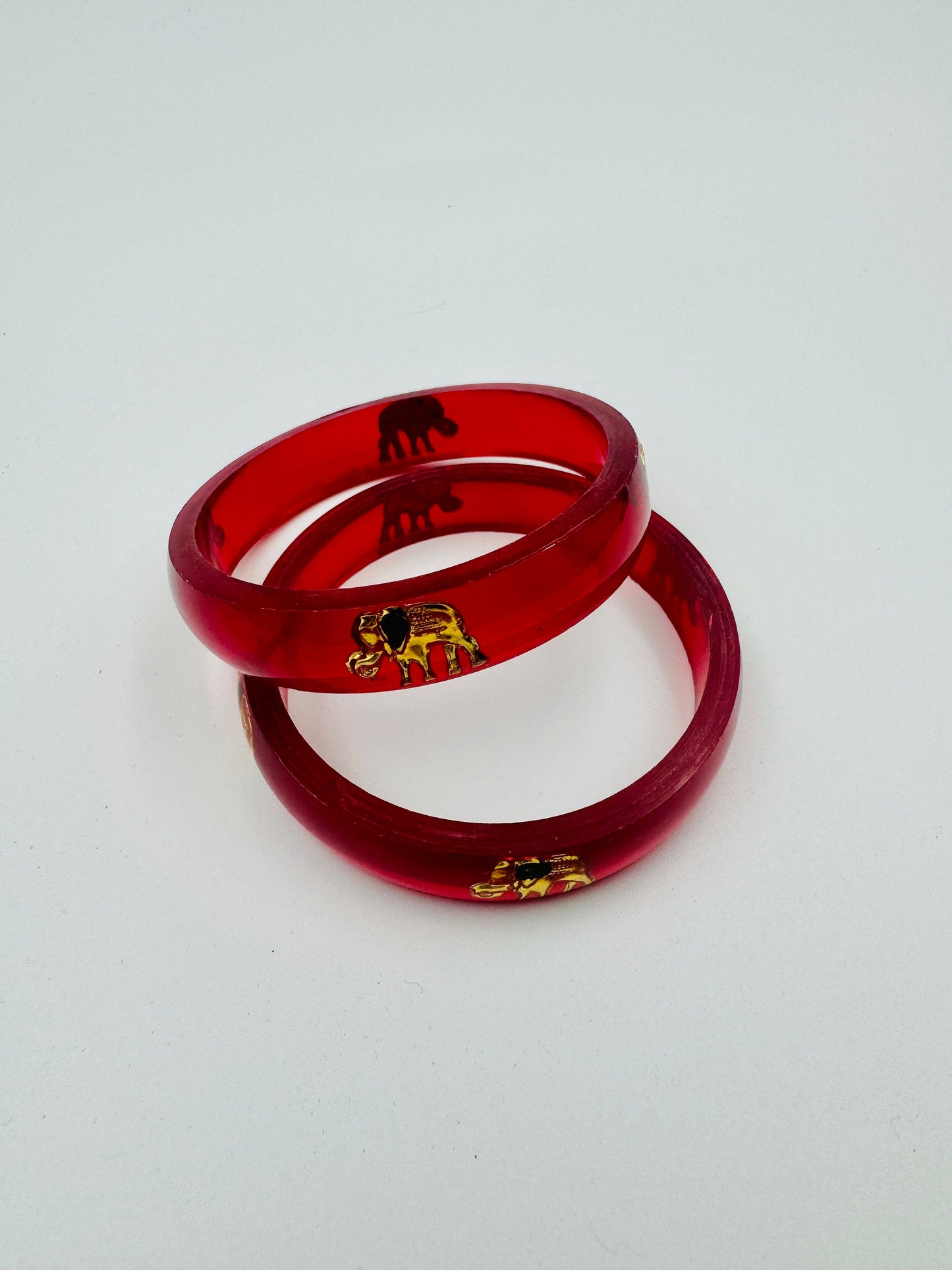 Stylish Acrylic Indian Bangle Set of 2 - JayKayBoutiqueOnline