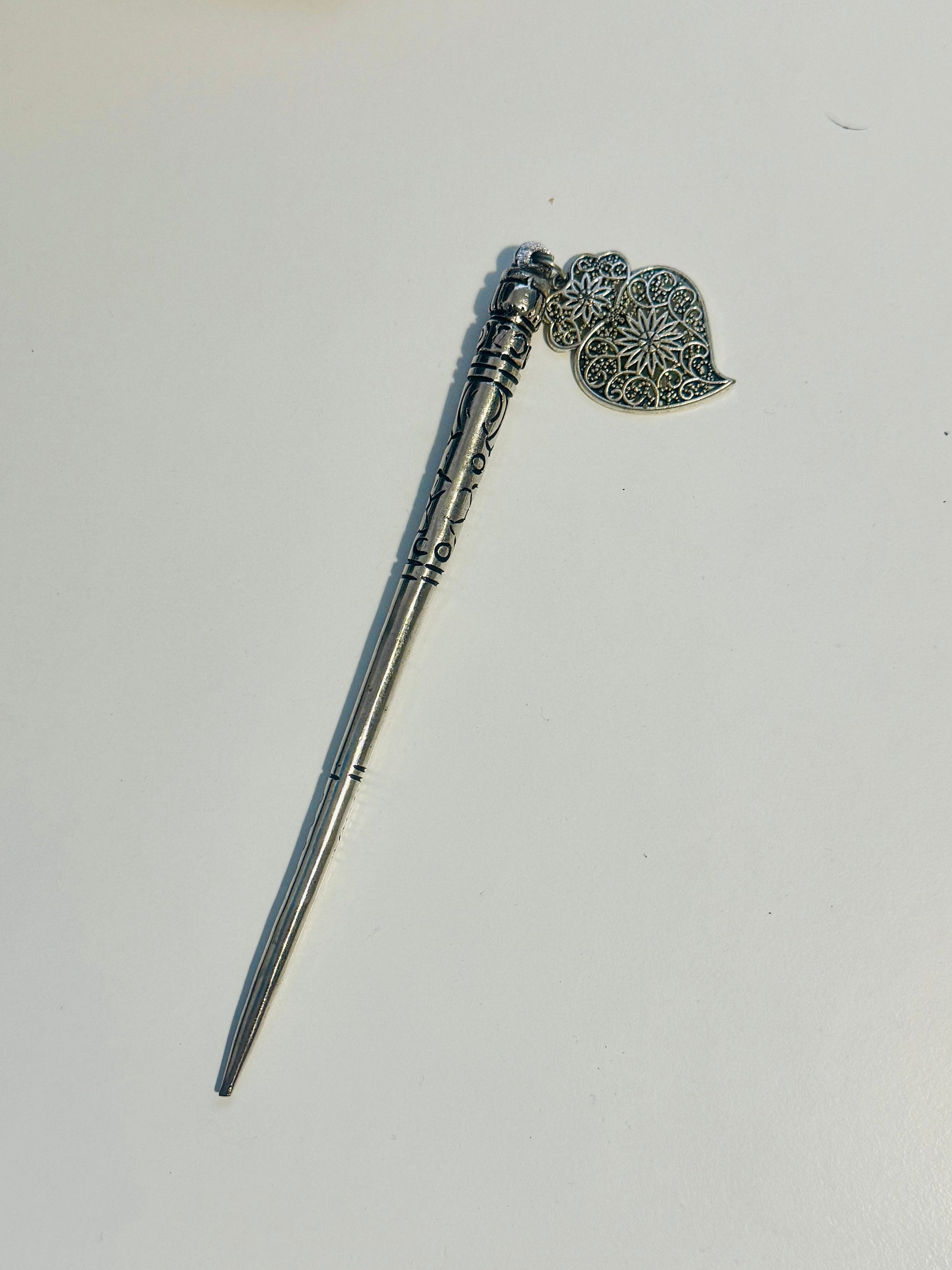 Silver Metal Hair Stick Pin - JayKayBoutiqueOnline