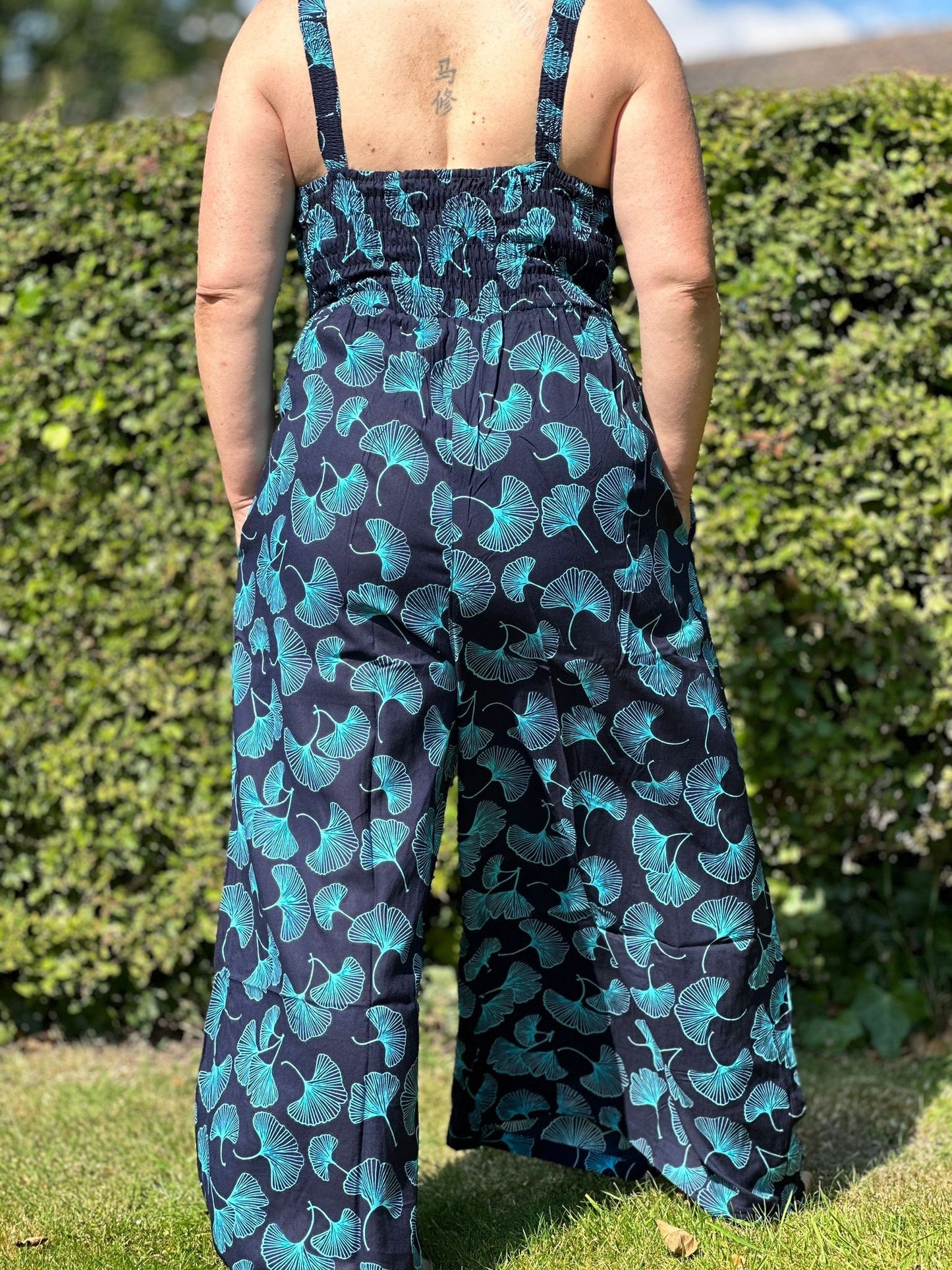 Jumpsuit Mono Wide Legged Jumpsuit with Flattering Stretch Waist (Sizes 6-14) - JayKayBoutiqueOnline