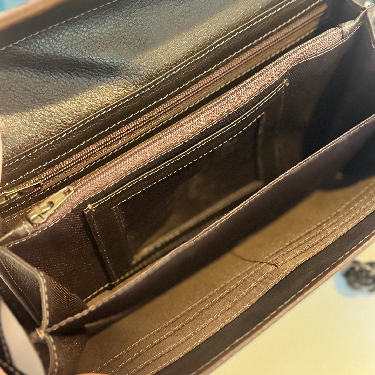 Leather Clutch Bag Hand Crafted with Shoulder Strap - JayKayBoutiqueOnline