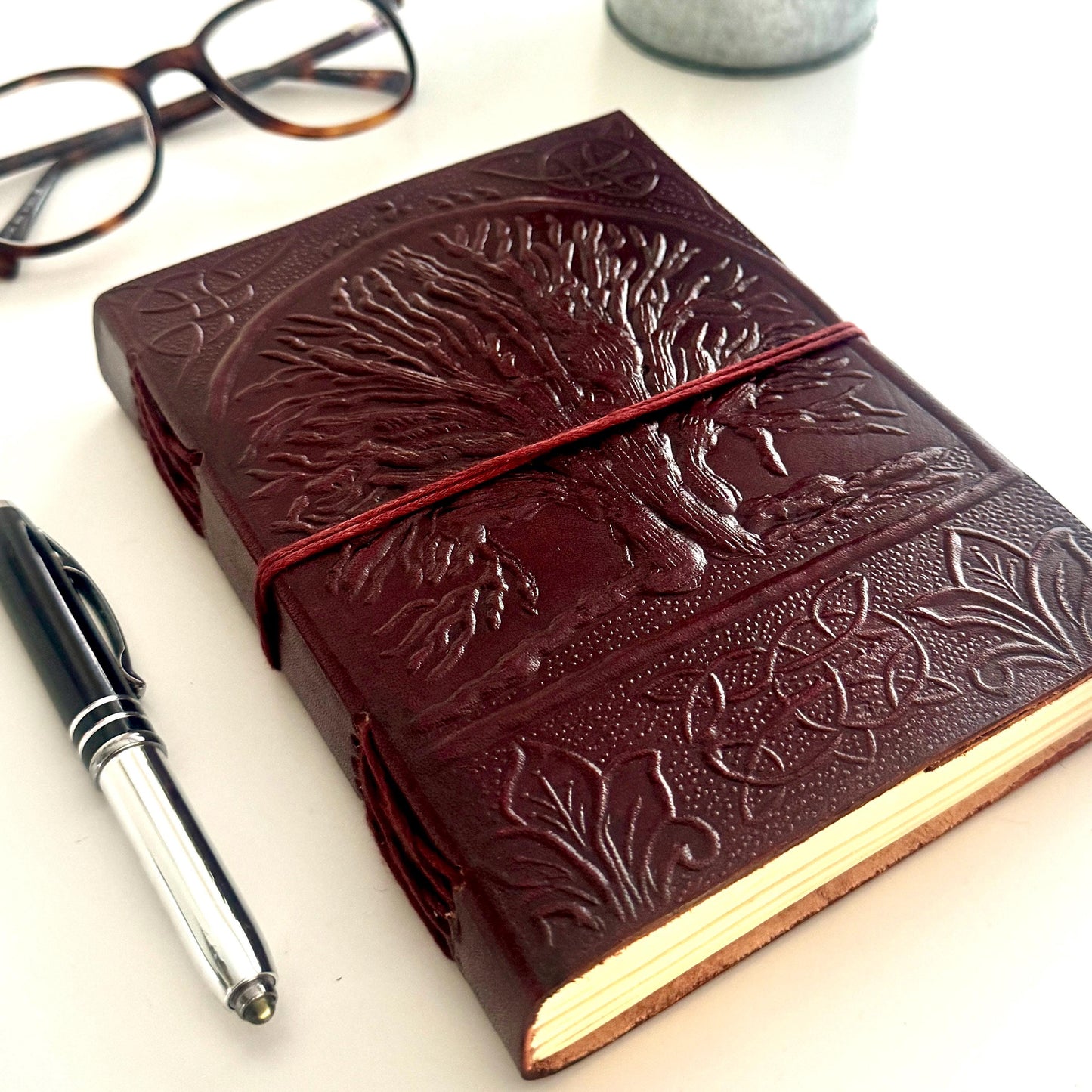Leather Journal Notebook Sketchbook - JayKayBoutiqueOnline