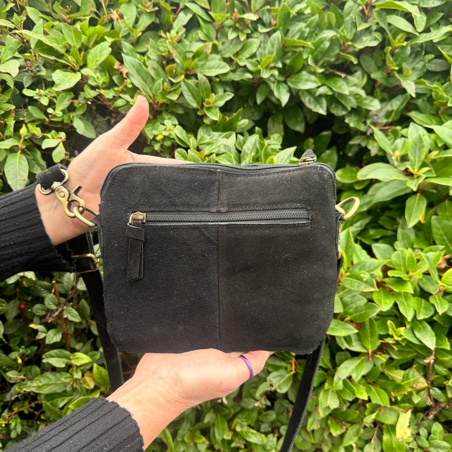 Western Style Boot Stitch Cross Body Suede Bag - JayKayBoutiqueOnline