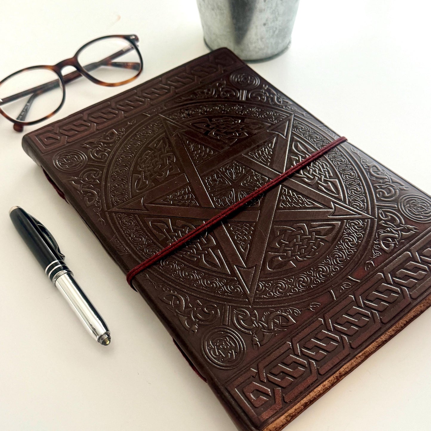 Leather Journal Notebook Sketchbook - JayKayBoutiqueOnline