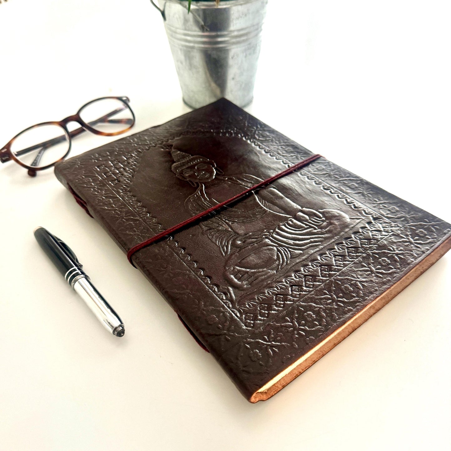 Leather Journal Notebook Sketchbook - JayKayBoutiqueOnline
