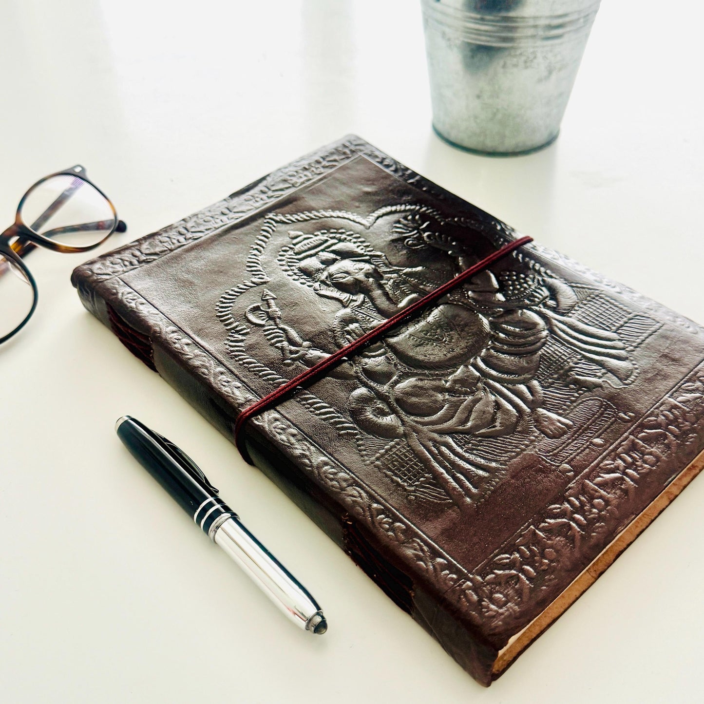 Leather Journal Notebook Sketchbook - JayKayBoutiqueOnline