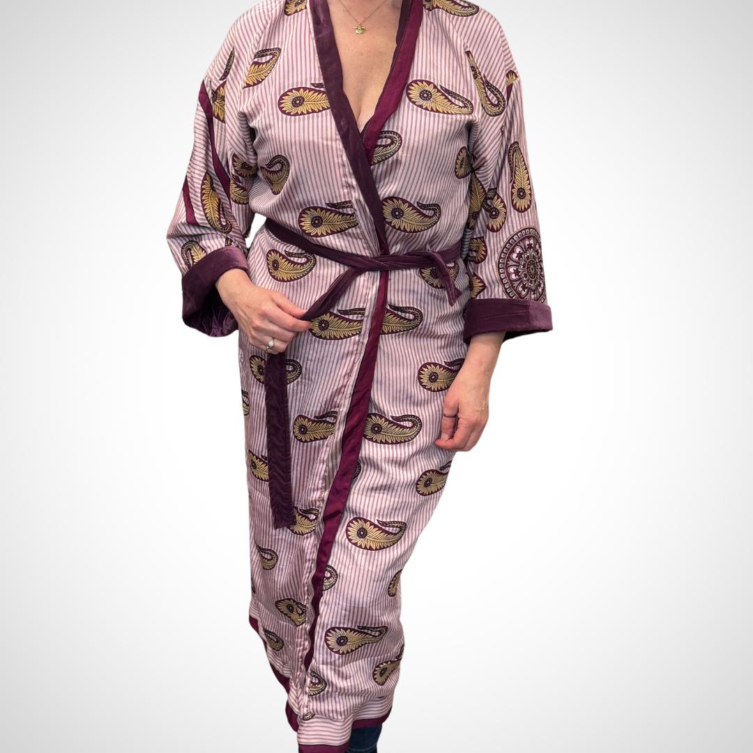 Purple Velvet Robe in Various Styles - JayKayBoutiqueOnline