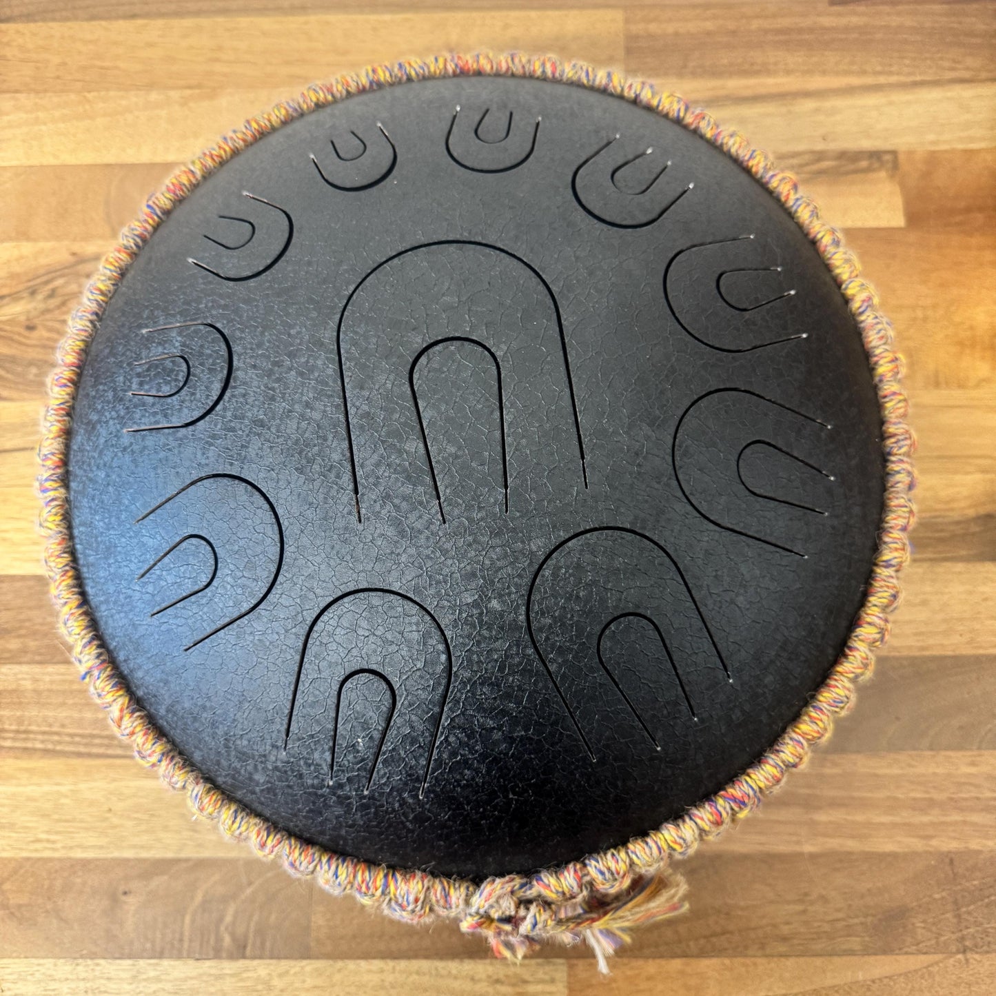 Tuned Steell Hand Pan Drums 14" with Carry Bag and Drumsticks - JayKayBoutiqueOnline