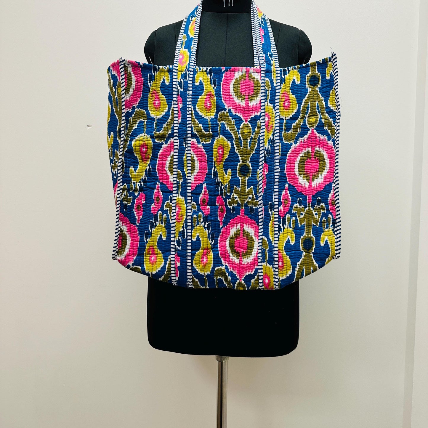 Cotton Quilted Bag with Animal Print - JayKayBoutiqueOnline