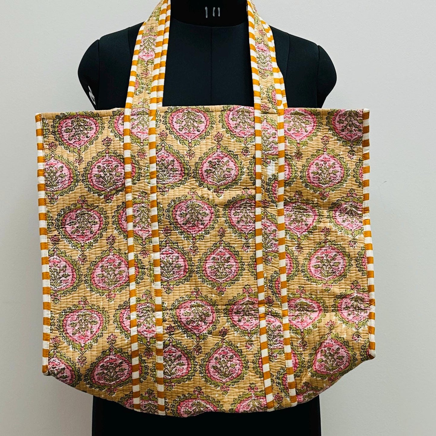 Cotton Quilted Bag with Animal Print - JayKayBoutiqueOnline