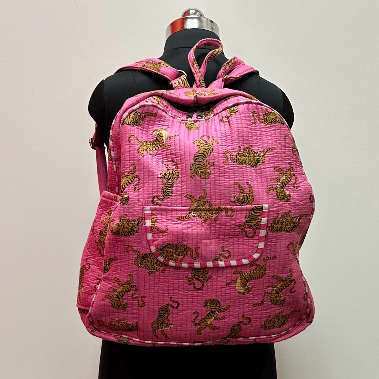 Cotton Backpack Animal Print - JayKayBoutiqueOnline