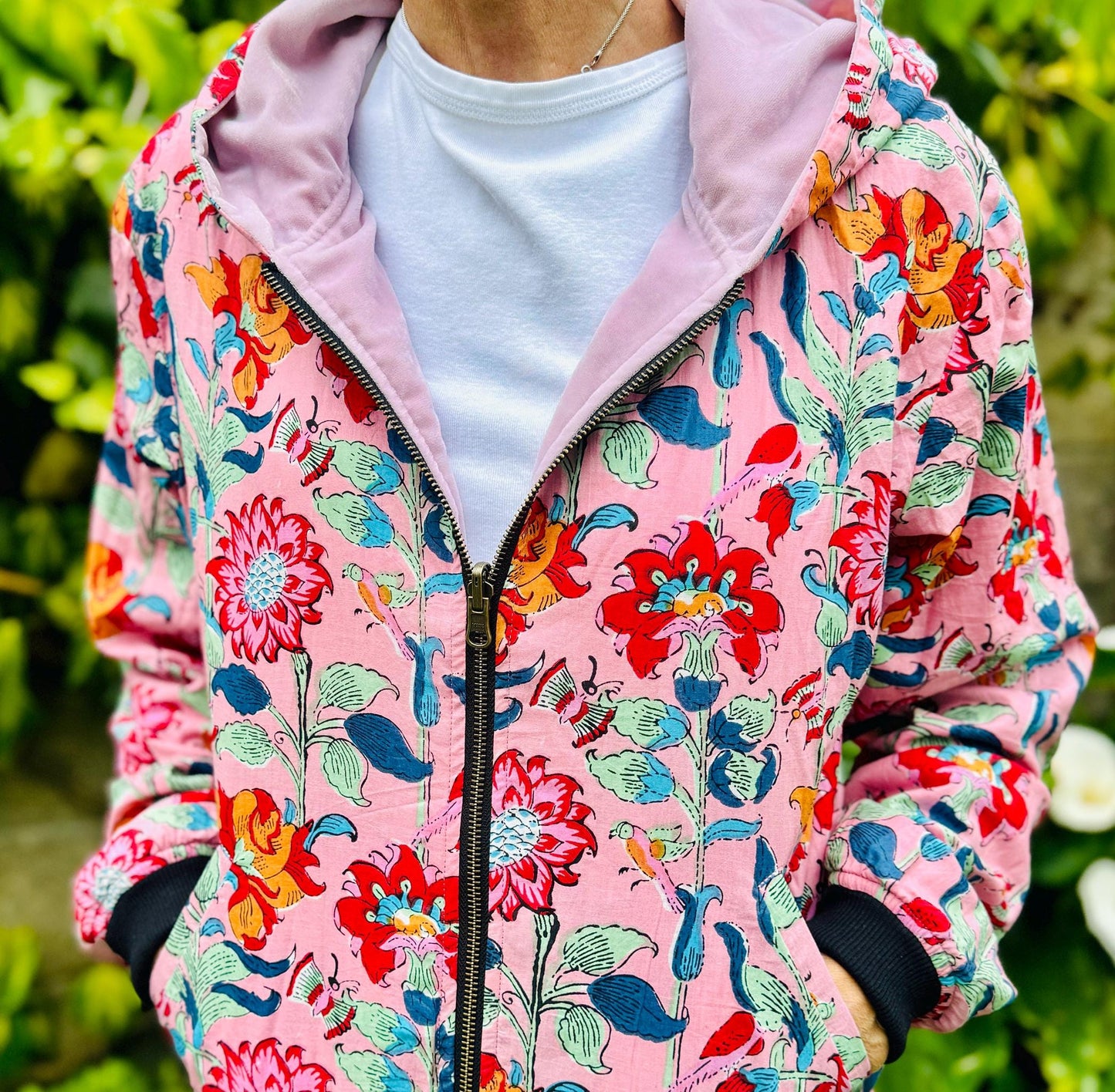 Reversible Hoody Velvet Cotton - JayKayBoutiqueOnline
