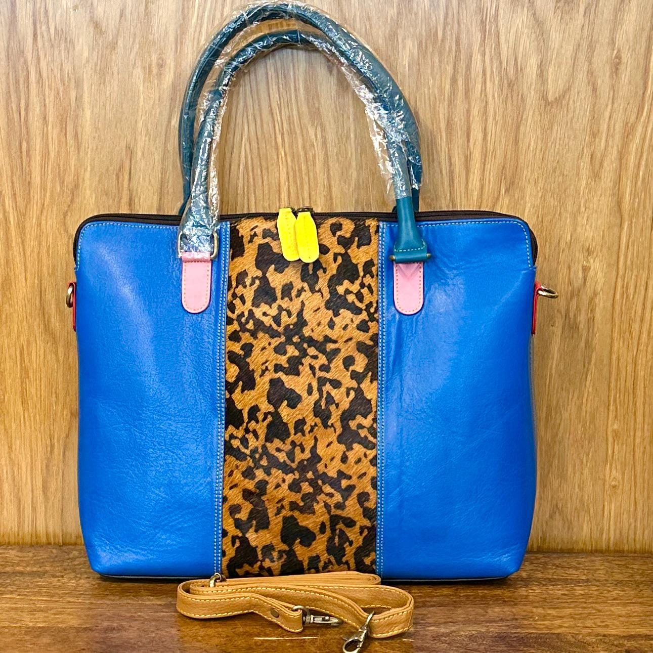 Recycled Leather Laptop Bag - JayKayBoutiqueOnline