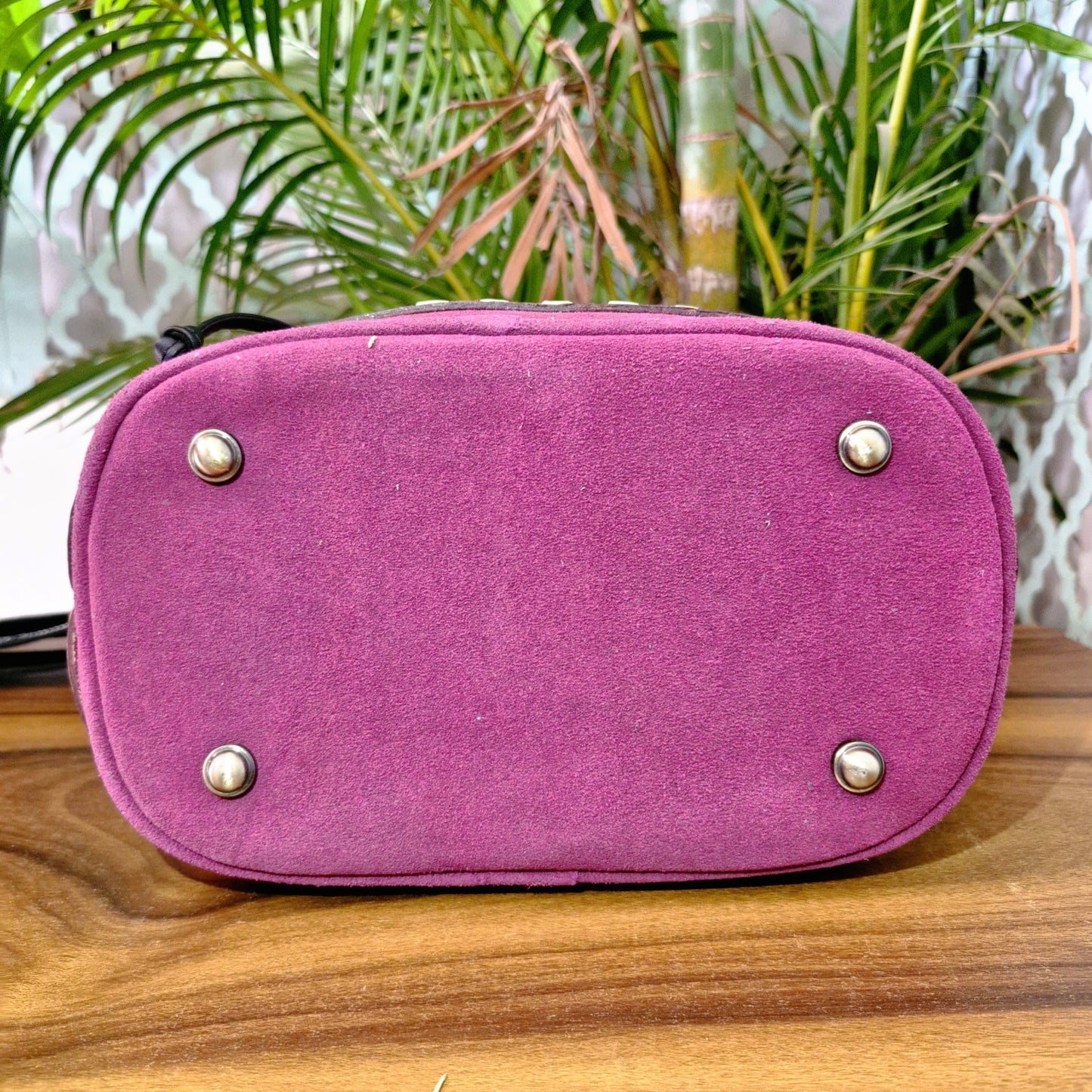 Suede Bucket Bag Leather Boot Stitch Shoulder Strap - JayKayBoutiqueOnline