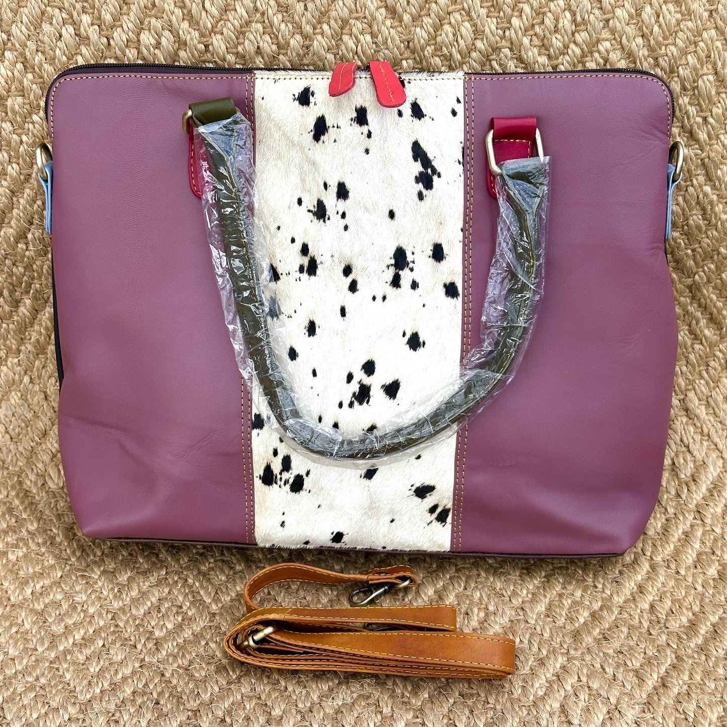 Recycled Leather Laptop Bag - JayKayBoutiqueOnline