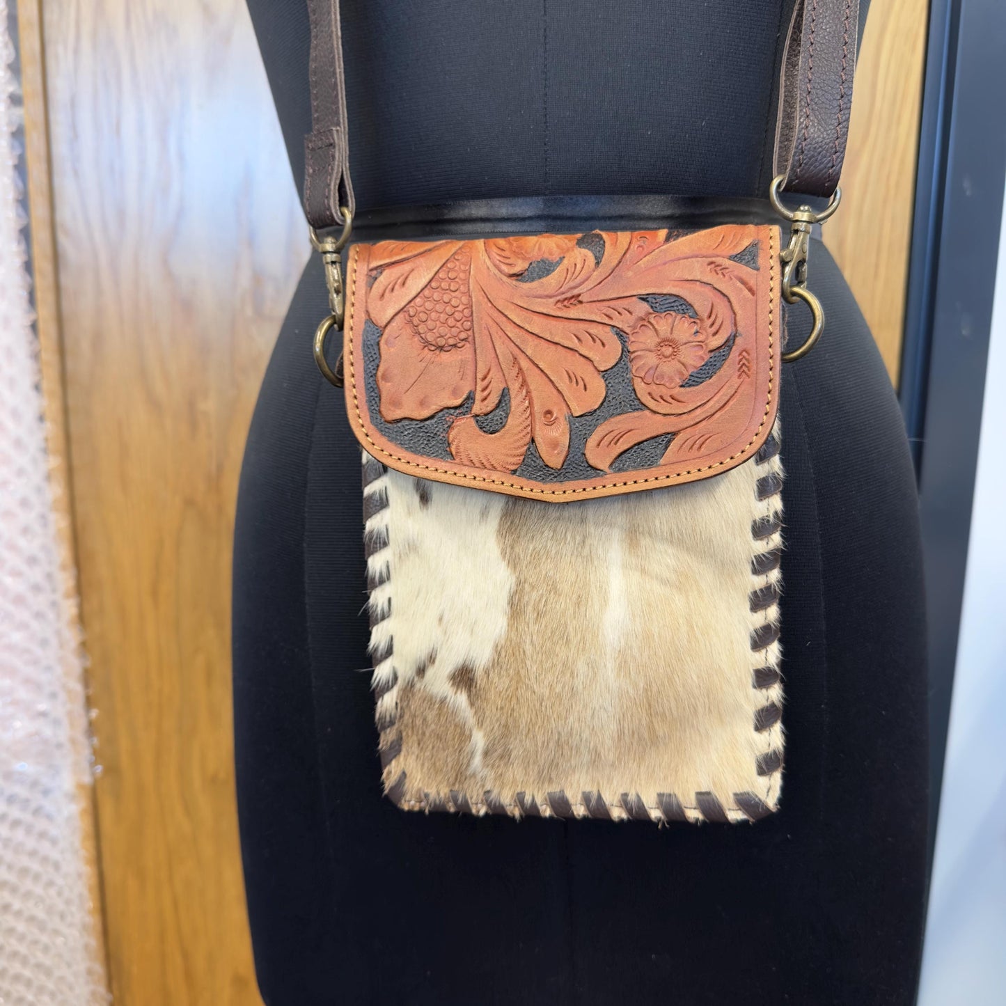 Leather and Hide Festival Hippie Boho Western Bag - JayKayBoutiqueOnline