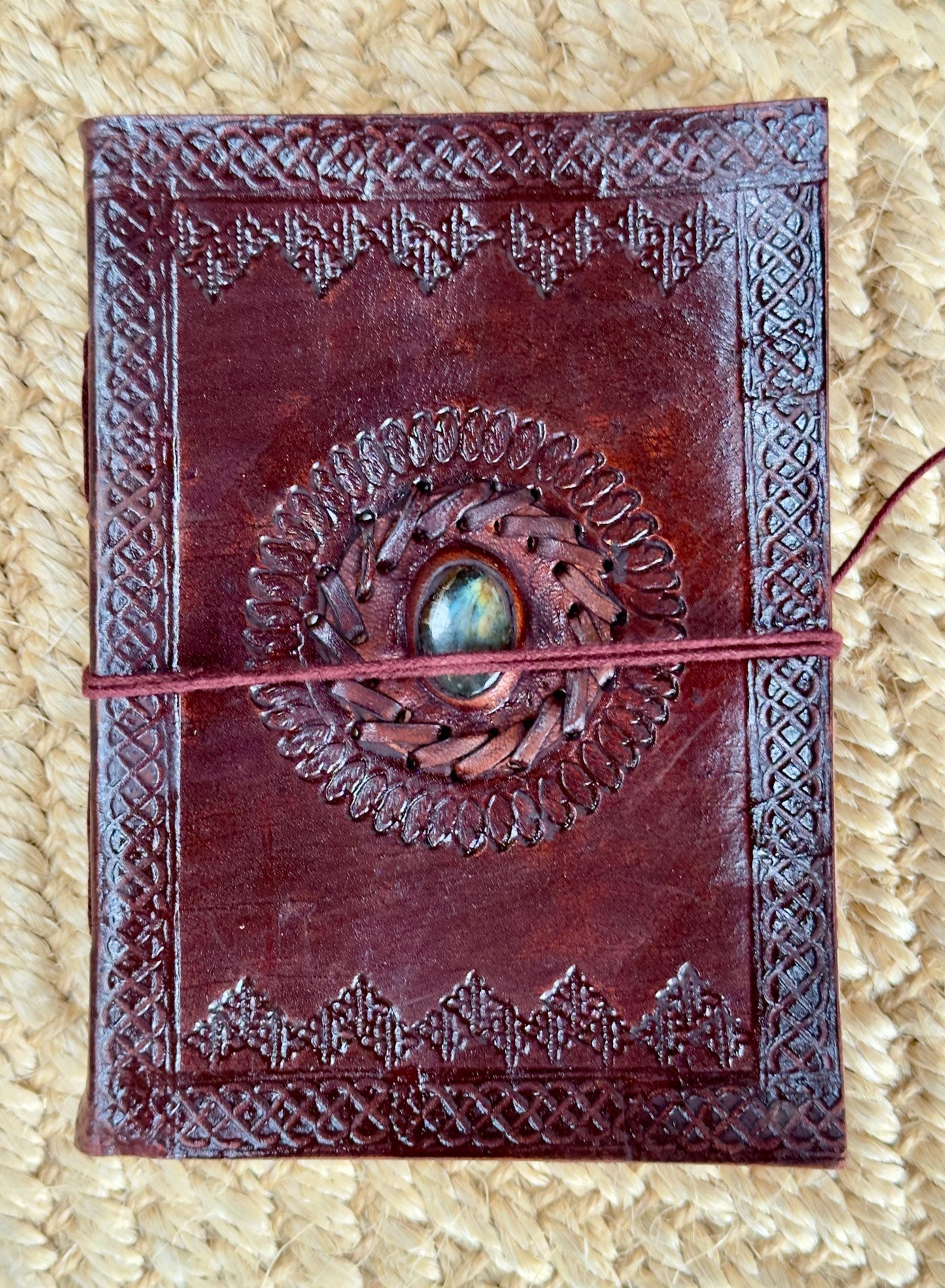 Leather Journal Notebook with HandCrafted Paper - JayKayBoutiqueOnline