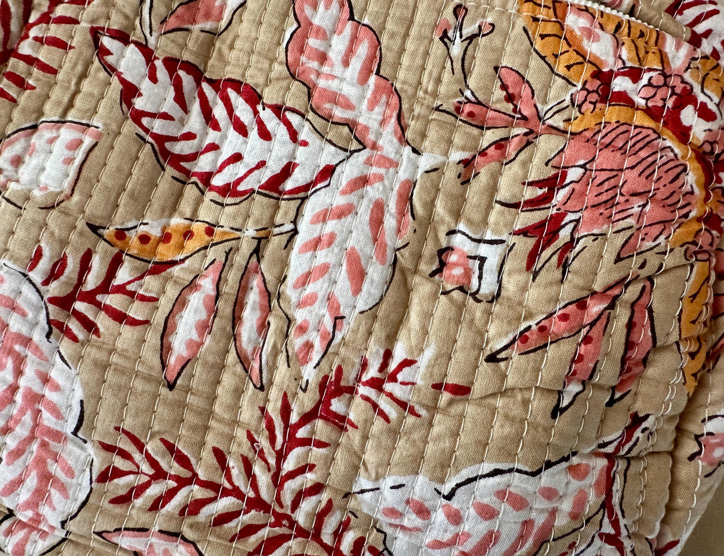 Handmade Quilted Cotton Toiletry Bag Set - JayKayBoutiqueOnline