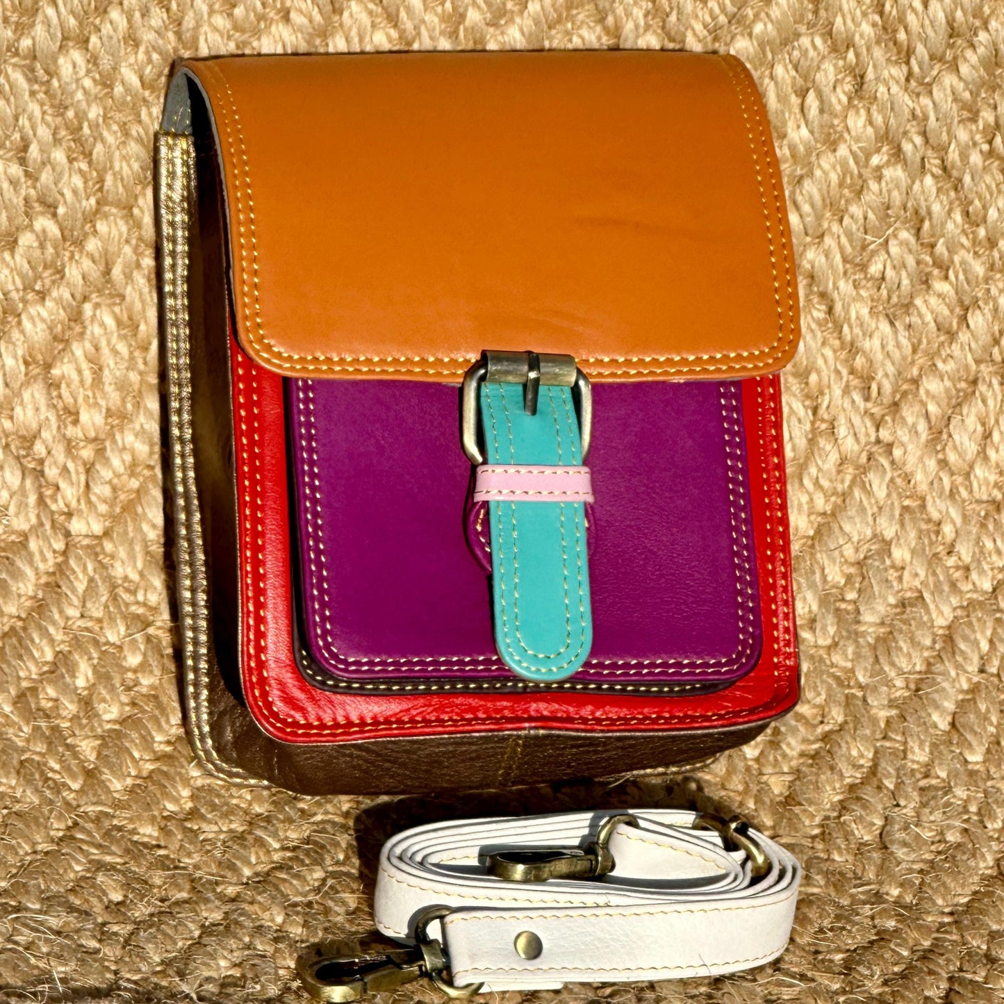 Leather Cross Body Bag - JayKayBoutiqueOnline