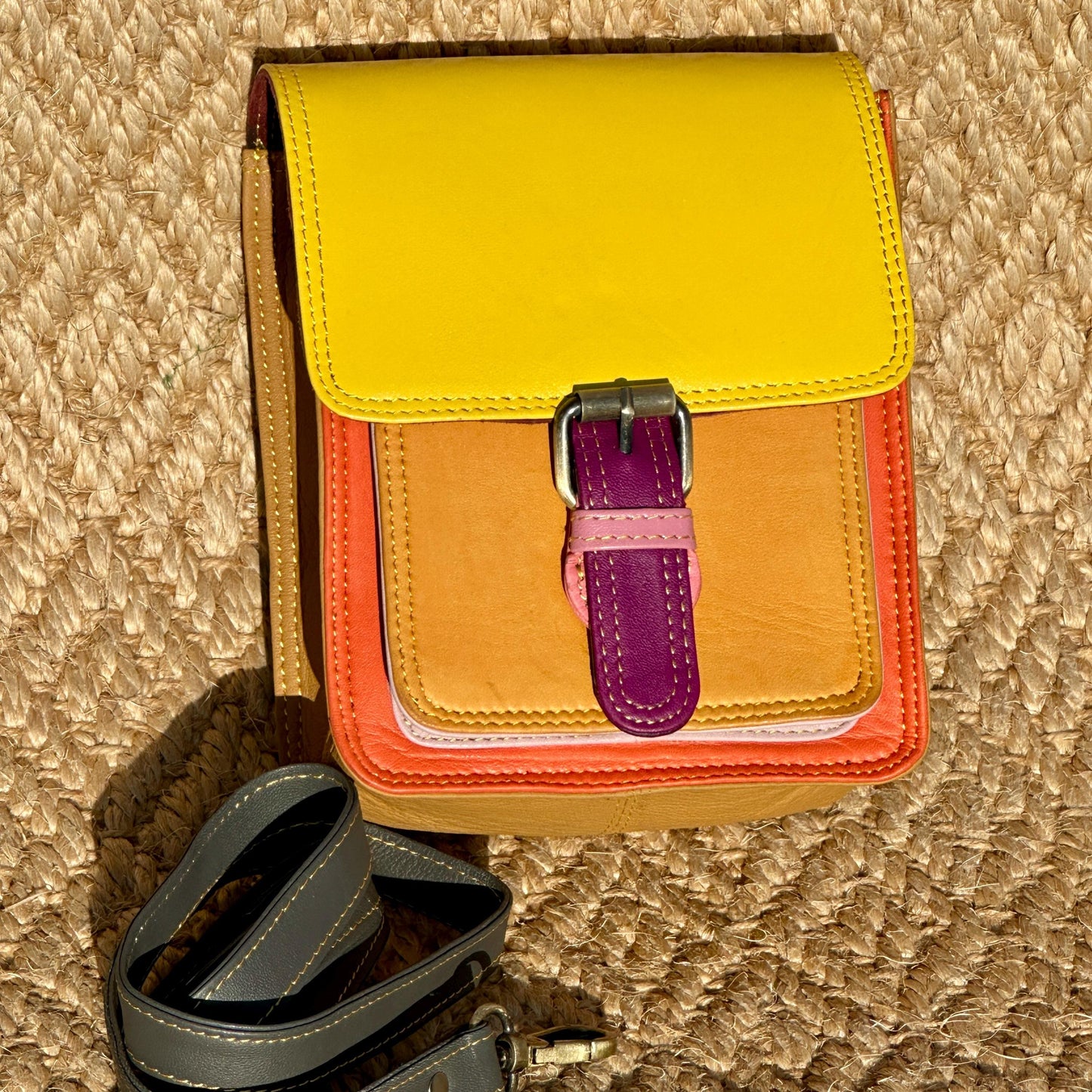 Leather Cross Body Bag - JayKayBoutiqueOnline