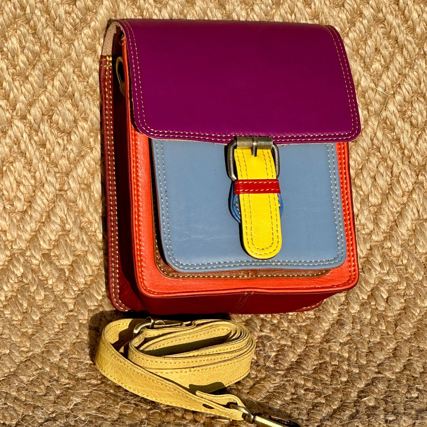 Leather Cross Body Bag - JayKayBoutiqueOnline