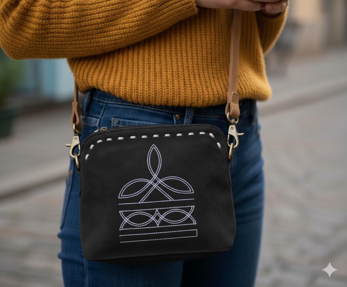 Western Suede Crossbody Bag - JayKayBoutiqueOnline