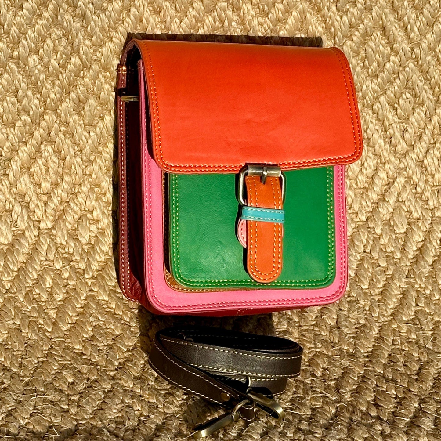 Leather Cross Body Bag - JayKayBoutiqueOnline