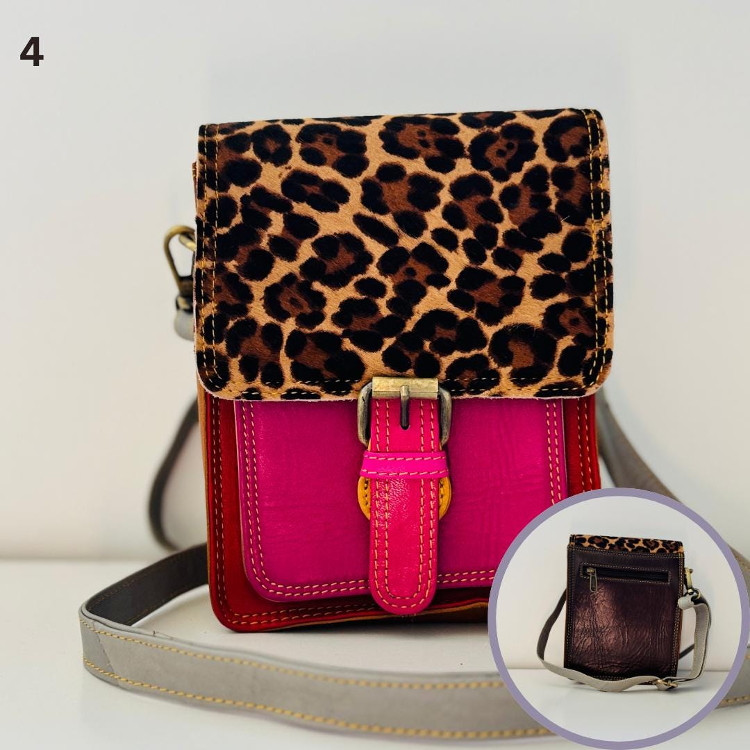 Recycled Leather Crossbody Bag - JayKayBoutiqueOnline