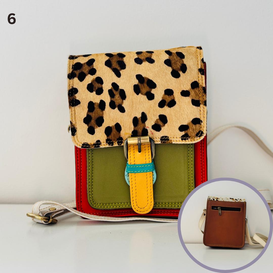 Recycled Leather Crossbody Bag - JayKayBoutiqueOnline