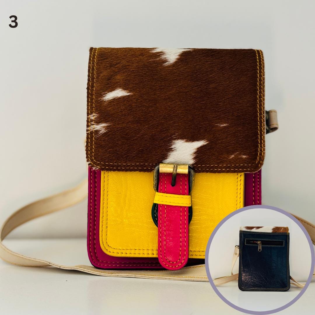Recycled Leather Crossbody Bag - JayKayBoutiqueOnline