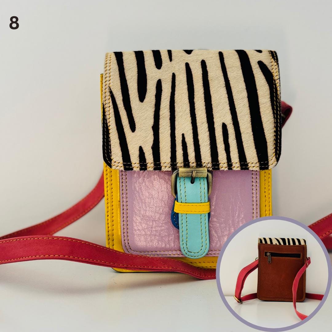 Recycled Leather Crossbody Bag - JayKayBoutiqueOnline