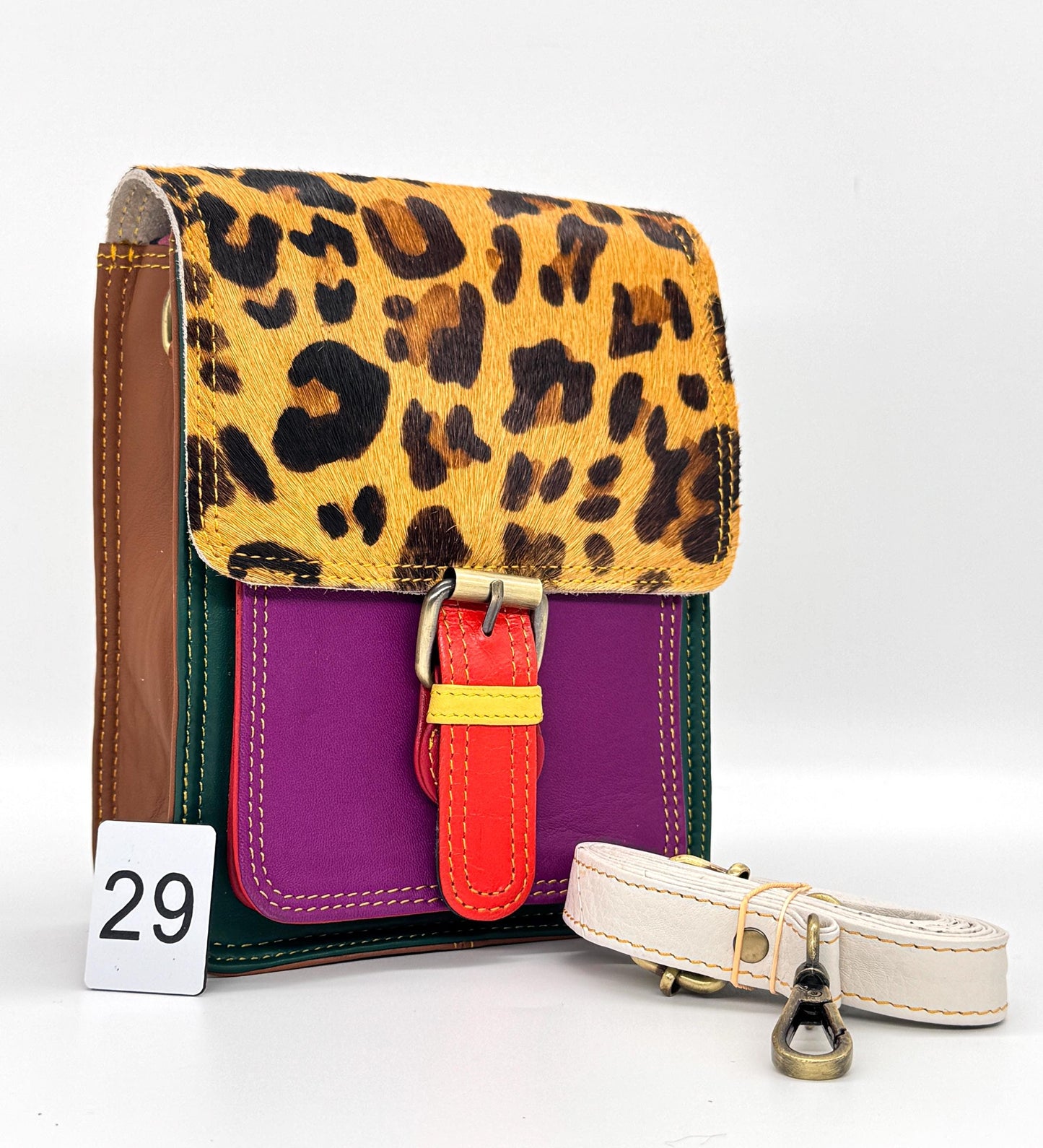 Recycled Leather Crossbody Bag - JayKayBoutiqueOnline