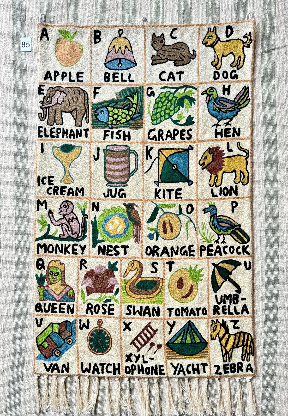 Handmade Alphabet Tapestry Portrait - JayKayBoutiqueOnline