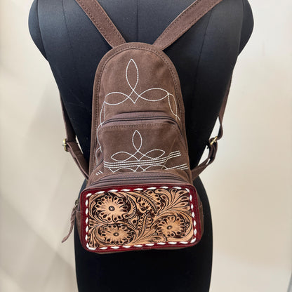 Small Suede Backpack | Suede Back pack for Women | Suede Backpack| Suede Handbag | Everyday Backpack | Gift for Women | Gift for Her