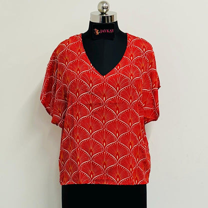 Loose Silk V Neck Top | Elegant Silk Blouse | Short Sleeve Silk Top | High Quality Womens Silk Clothing | Silk Short Sleeve Top |