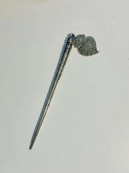 Silver Metal Hair Stick Pin - JayKayBoutiqueOnline