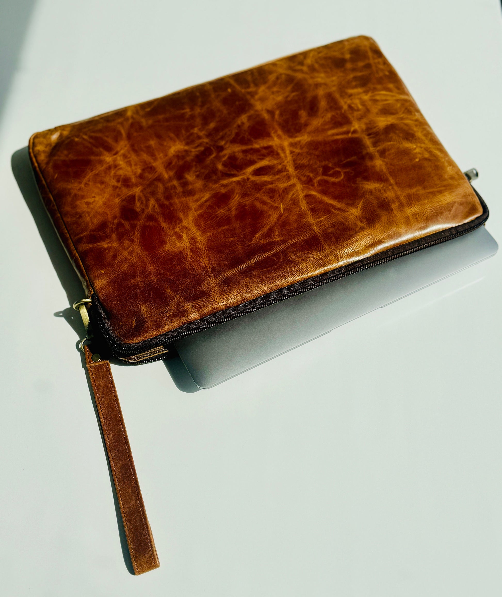 Premium Leather Laptop Case for 13-15" Laptops - JayKayBoutiqueOnline