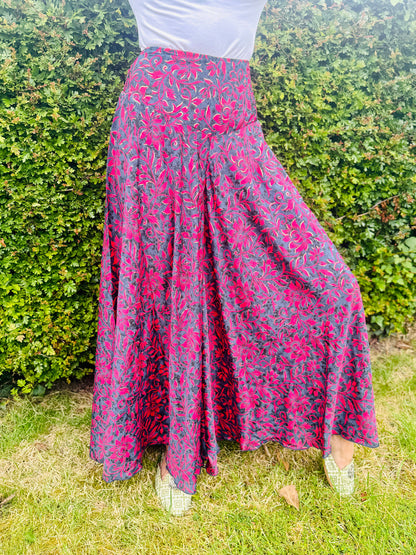 Silk Blend Palazzo Culottes - JayKayBoutiqueOnline