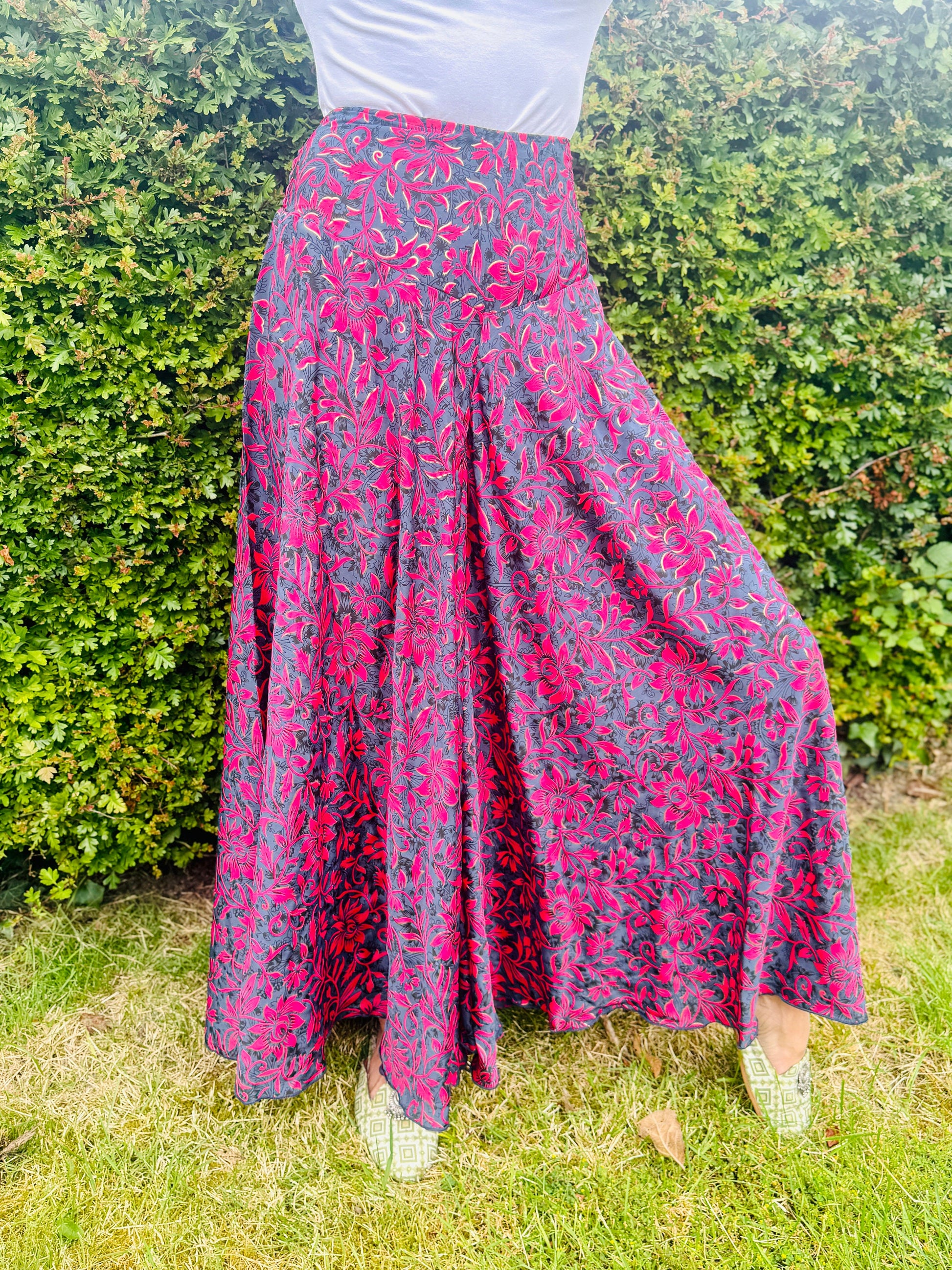 Silk Blend Palazzo Culottes - JayKayBoutiqueOnline