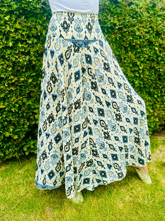 Silk Blend Palazzo Culottes: Wide Leg Trouser Skirt - UK 8-14 - JayKayBoutiqueOnline