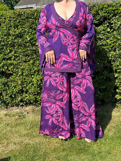 Wide Leg Rayon Jumpsuit - JayKayBoutiqueOnline