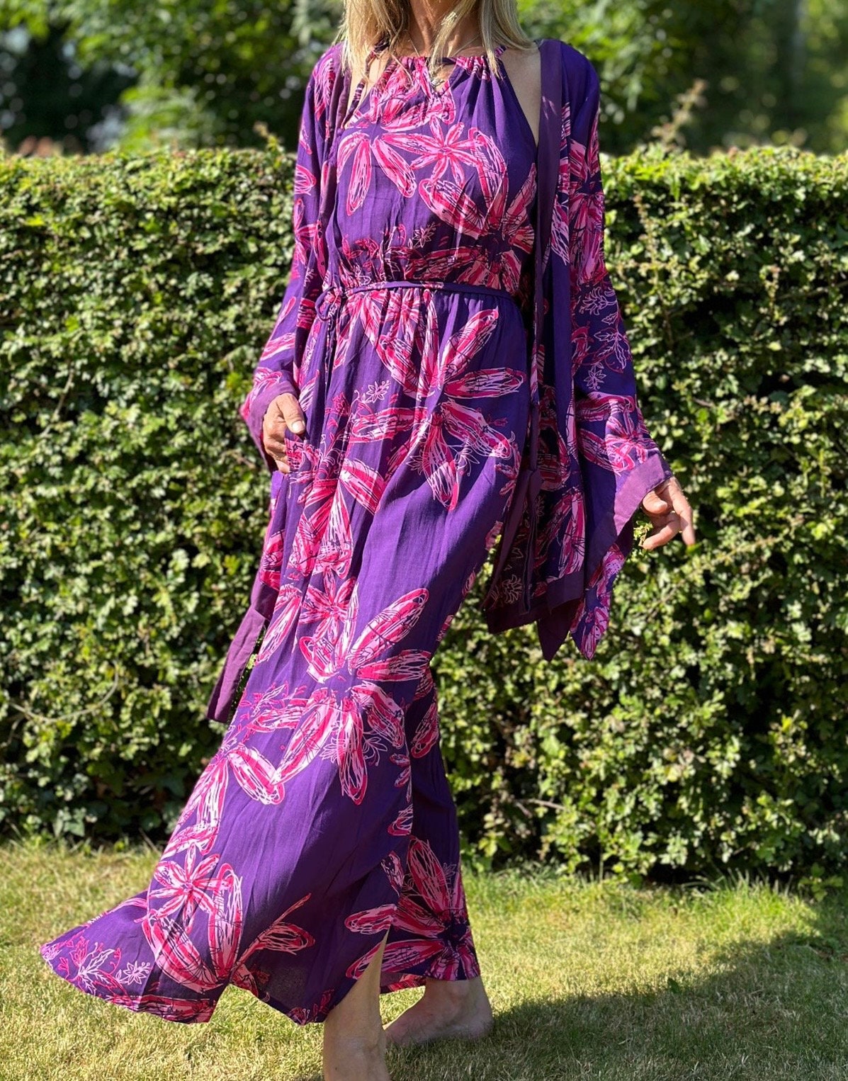 Rayon Maxi Dress - JayKayBoutiqueOnline