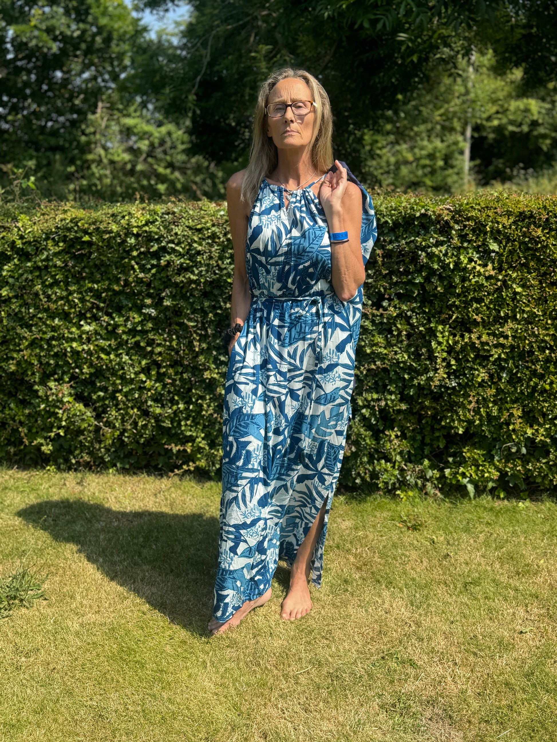 Rayon Maxi Dress - JayKayBoutiqueOnline