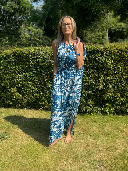 Rayon Maxi Dress - JayKayBoutiqueOnline