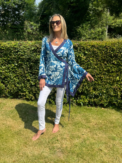 Rayon Kimono Wrap Top - JayKayBoutiqueOnline