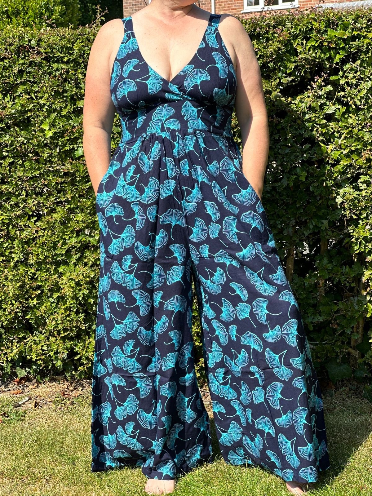 Jumpsuit Mono Wide Legged Jumpsuit with Flattering Stretch Waist (Sizes 6-14) - JayKayBoutiqueOnline